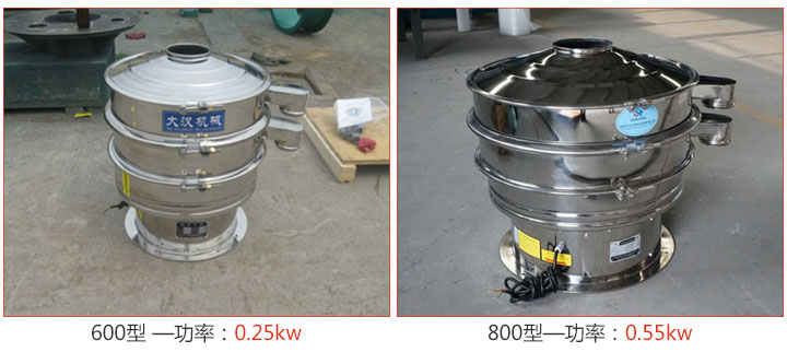 食品振動篩同種材質(zhì)有不同大小的型號，而型號的不同就會影響價格。