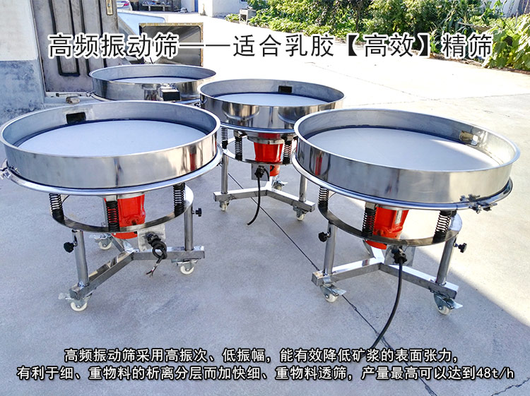 乳膠高頻振動(dòng)篩