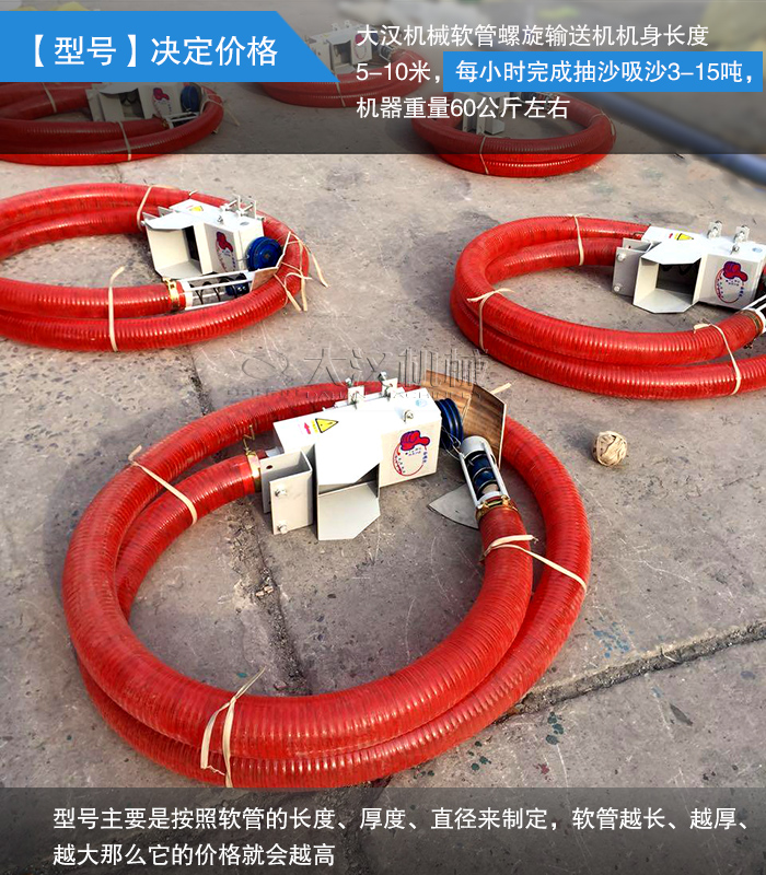 河沙自吸式軟管螺旋輸送機(jī)