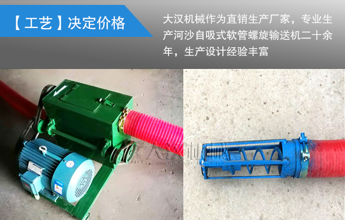 河沙自吸式軟管螺旋輸送機(jī)