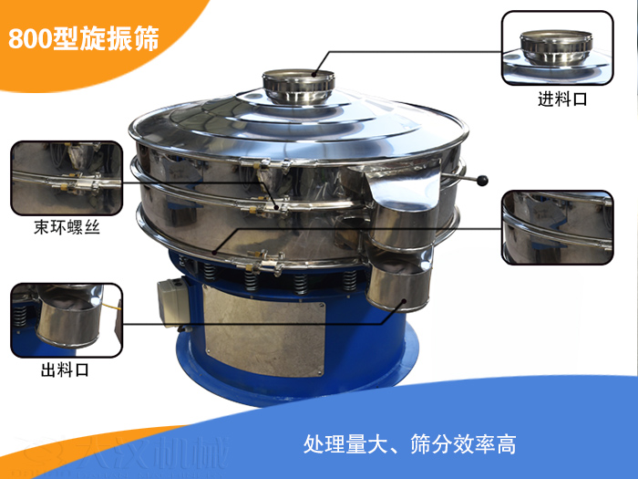 淀粉800型旋振篩