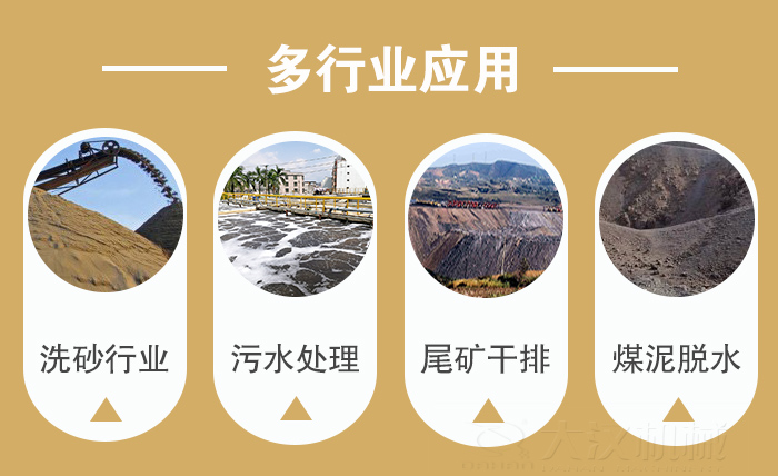 礦用直線振動(dòng)篩適用行業(yè)：洗砂行業(yè)，污水處理，尾礦干排，煤泥脫水。